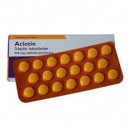 Купить Аклотин (Тиклопидин, аналог Тикло) таблетки 250мг №60 в Волгограде