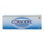 Купить Корсодил (Corsodyl) зубной гель 1% 50г в Тюмени